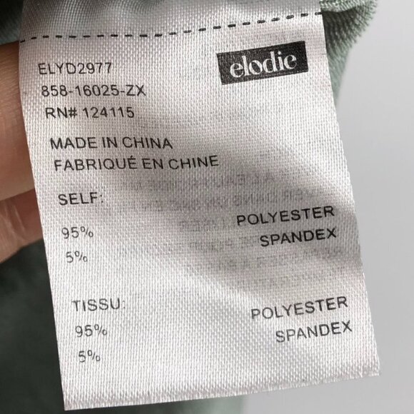 Elodie Metallic Seafoam Halter Neck Mini Dress size L - Picture 13 of 16